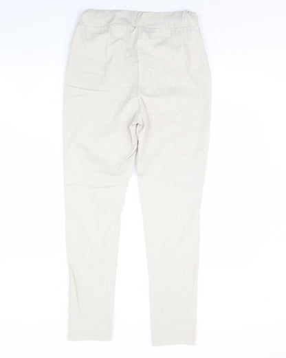 Womens UK Size 28 in Preworn Regular Fit  Beige Trousers