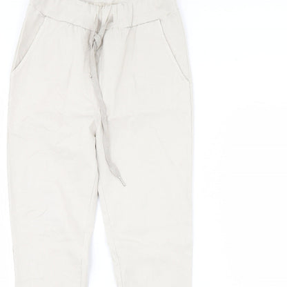 Womens UK Size 28 in Preworn Regular Fit  Beige Trousers