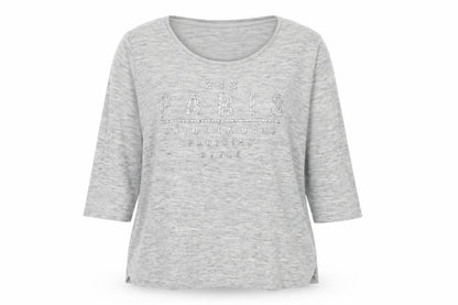Womens UK Size 14 F&F Grey Pullover Jumper