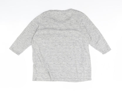 F&F Womens Grey   Pullover Jumper Size 14  - Paris