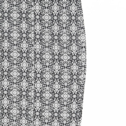 George Womens White Fair Isle  Bandage Skirt Size 10