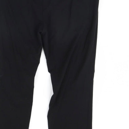 M&S Womens Black   Dress Pants Trousers Size 40 in L31 in