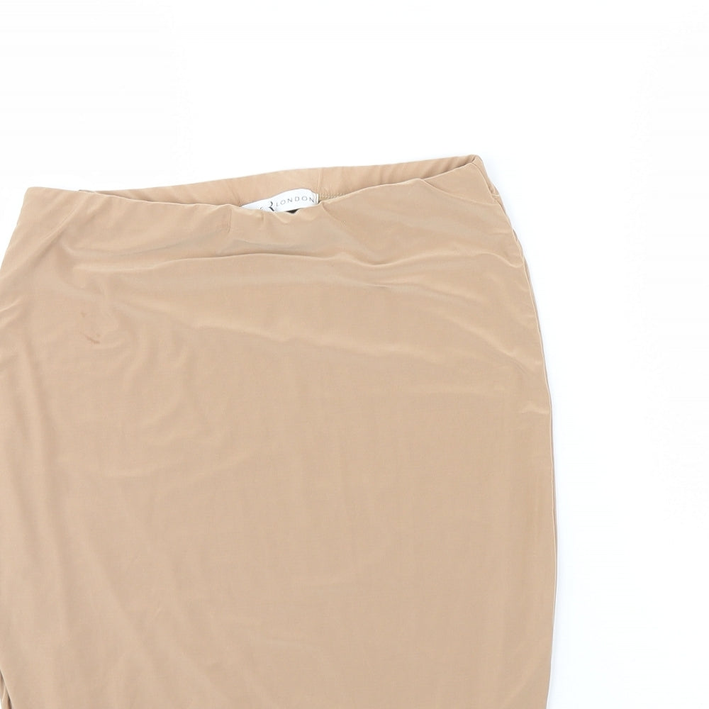 Rare London Womens Beige   Mini Skirt Size 26 in