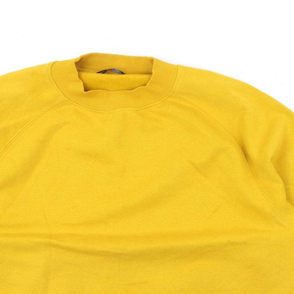 F&F Womens Yellow   Pullover Jumper Size 10
