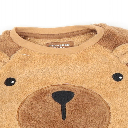 Primark Baby Brown   Pullover Jumper Size 6-9 Months