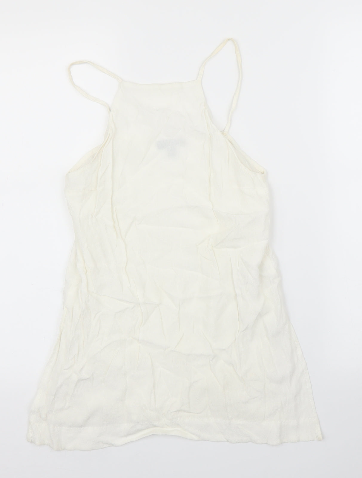 Womens UK Size 6 Topshop White Camisole Blouse