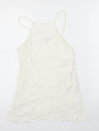 Womens UK Size 6 Topshop White Camisole Blouse