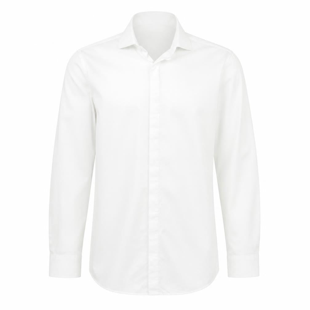 Mens UK Size 15.5 NEXT White  Button-Up Long Sleeve Casual Shirt