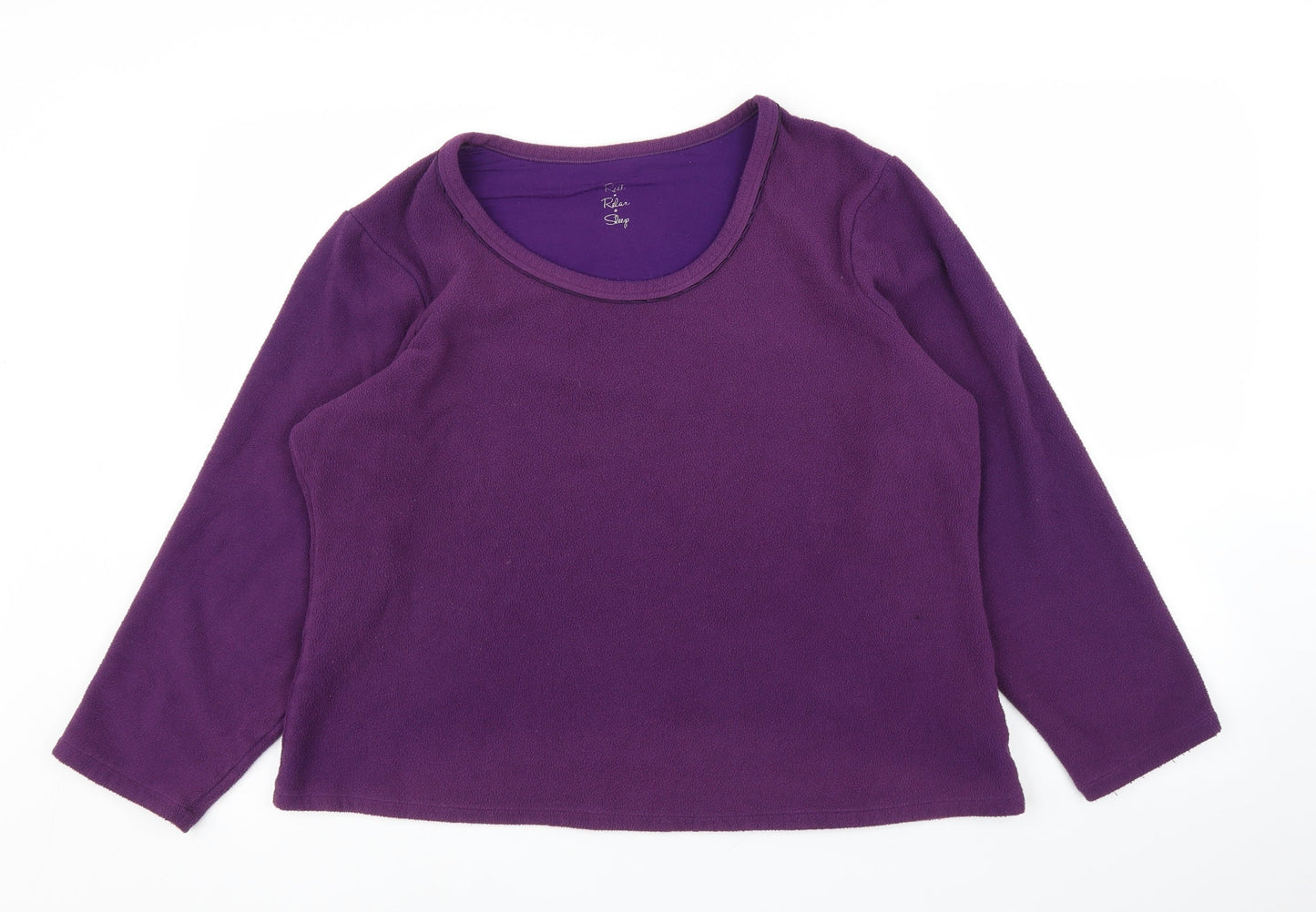 Womens UK Size 16 M&S Purple Pullover Jumper
