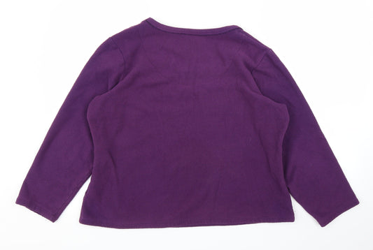 Womens UK Size 16 M&S Purple Pullover Jumper