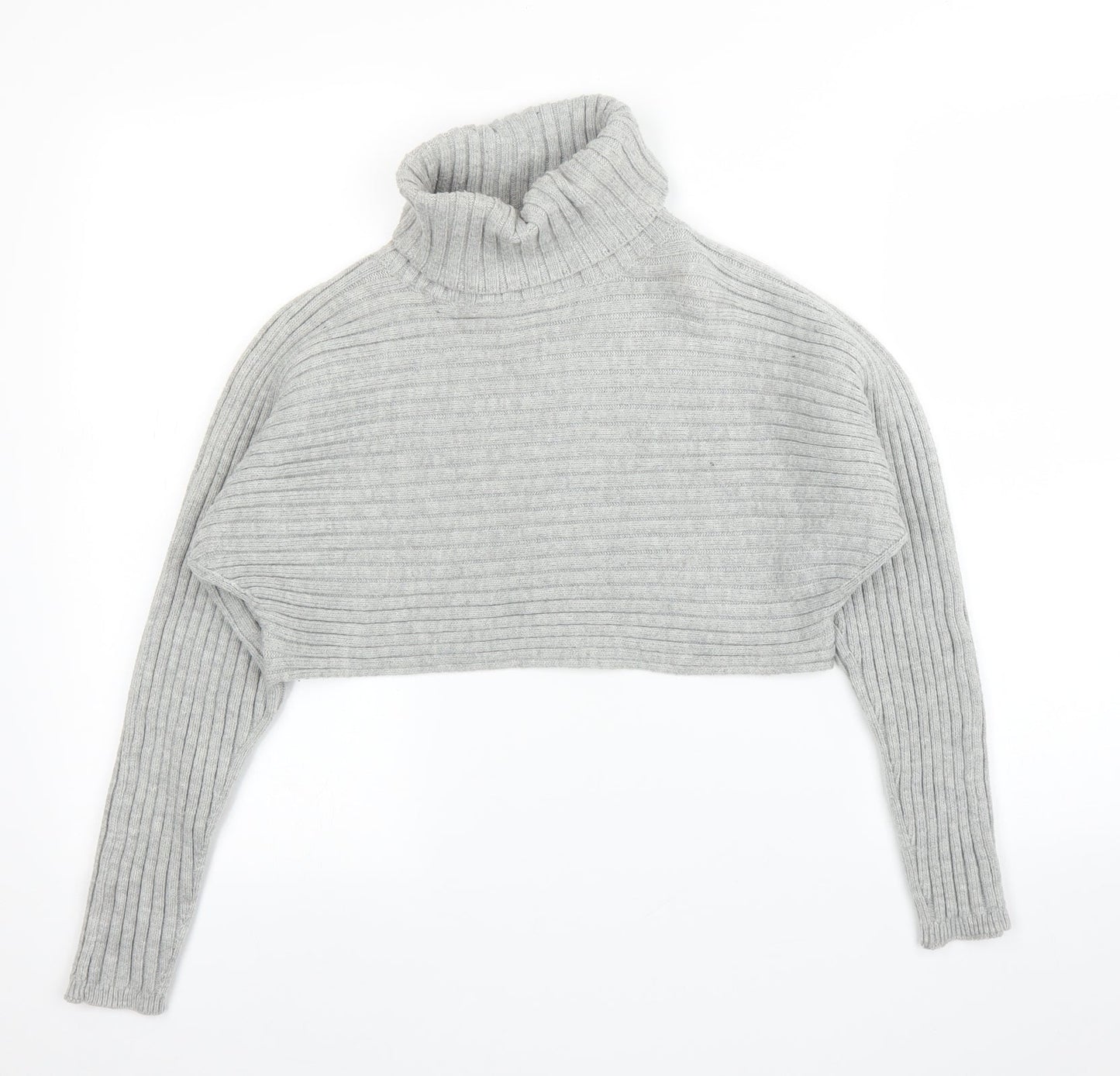 Womens UK Size S New Look Grey Pullover Jumper