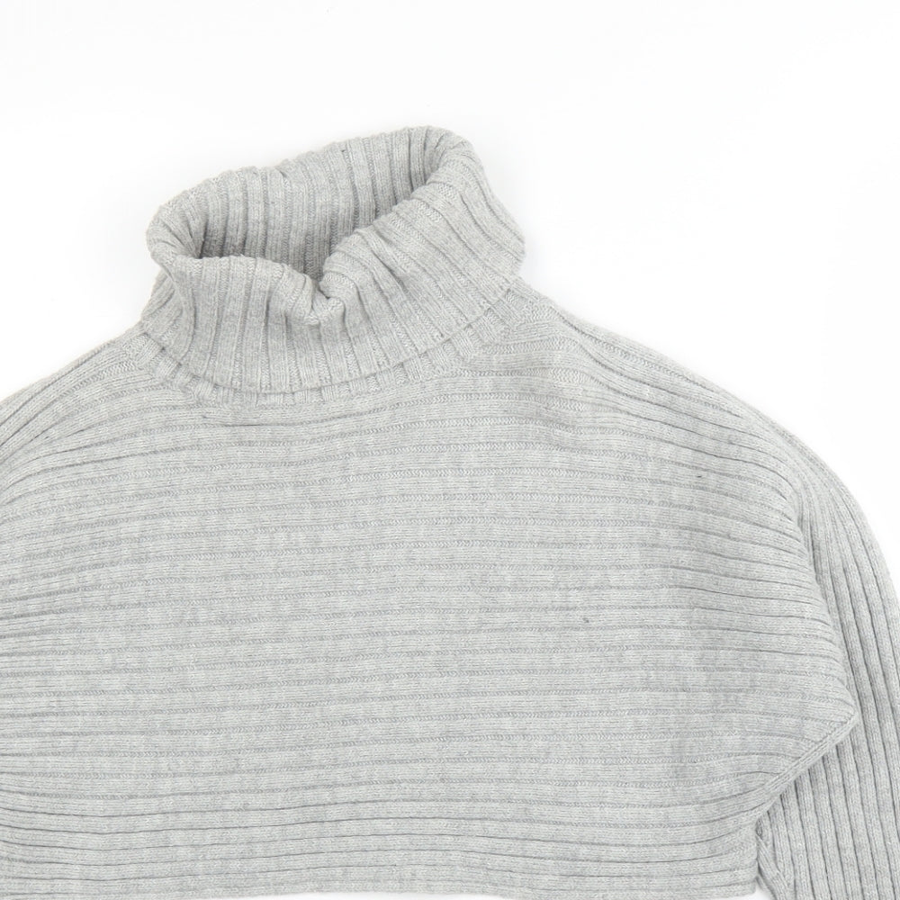 Womens UK Size S New Look Grey Pullover Jumper