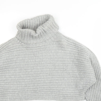 Womens UK Size S New Look Grey Pullover Jumper