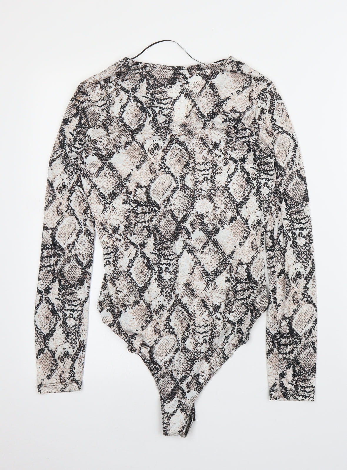 Primark Womens Beige Animal Print  Leotard One-Piece Size XS  - Snake print