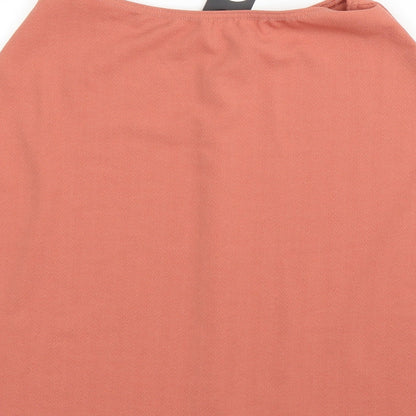 Boohoo Womens Pink   A-Line Skirt Size 6