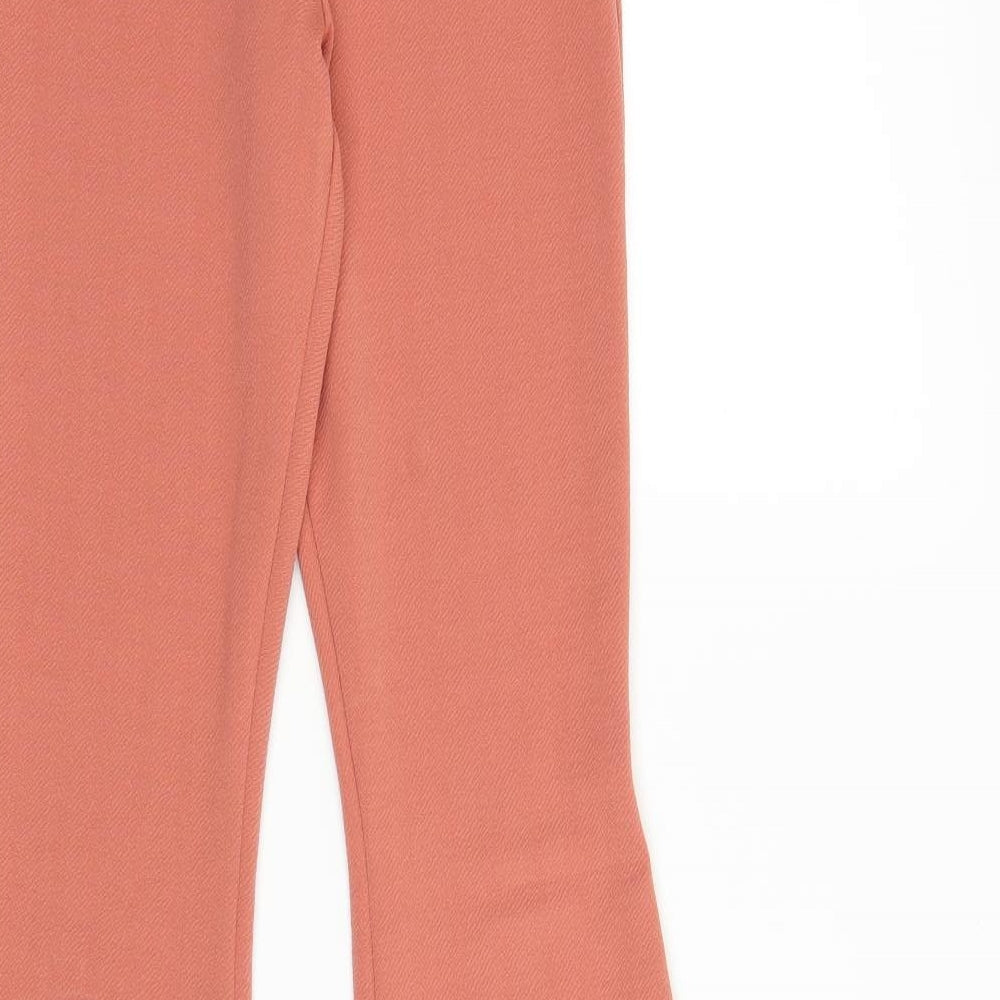 Womens UK Size 6 Boohoo Regular Fit Sweatpants Pink Trousers
