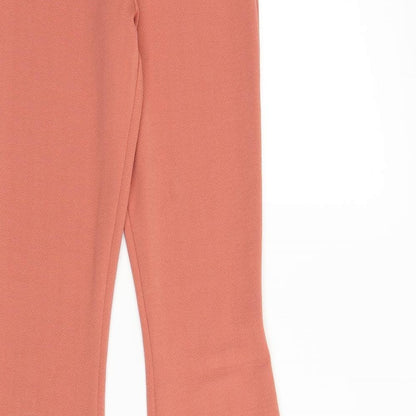 Womens UK Size 6 Boohoo Regular Fit Sweatpants Pink Trousers