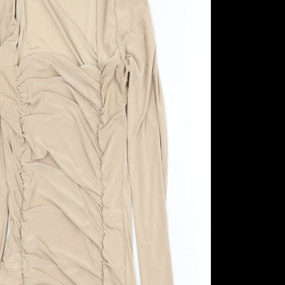 Preworn Womens Beige   Bodycon  Size 6