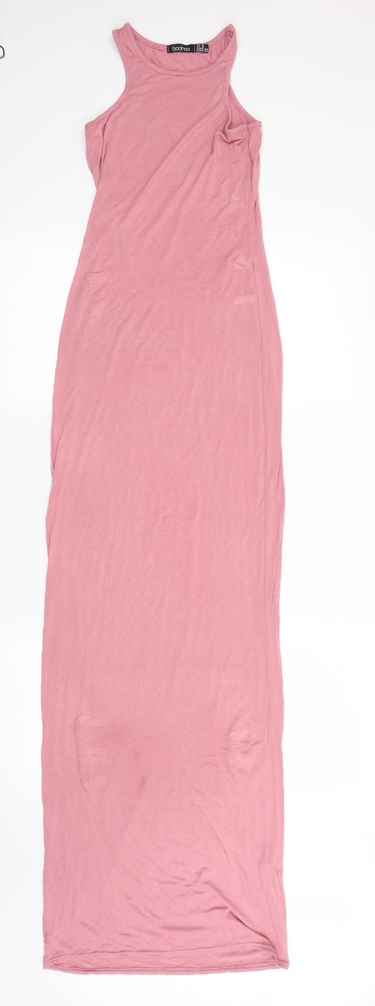 Boohoo Womens Pink   Maxi  Size 6