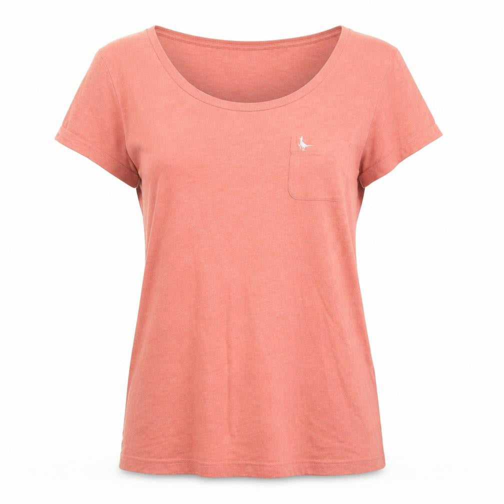 Womens UK Size 4 Jack Wills Pink Basic T-Shirt
