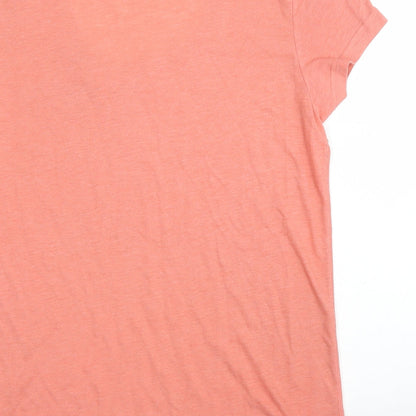Womens UK Size 4 Jack Wills Pink Basic T-Shirt
