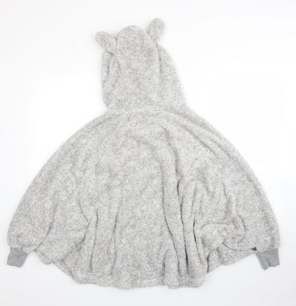 Feel Fabulous Womens Grey   Cardigan Jumper Size 10  - Poncho