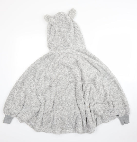 Feel Fabulous Womens Grey   Cardigan Jumper Size 10  - Poncho
