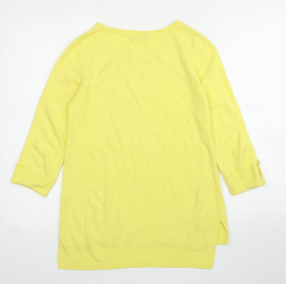 F&F Womens Yellow   Pullover Jumper Size 10