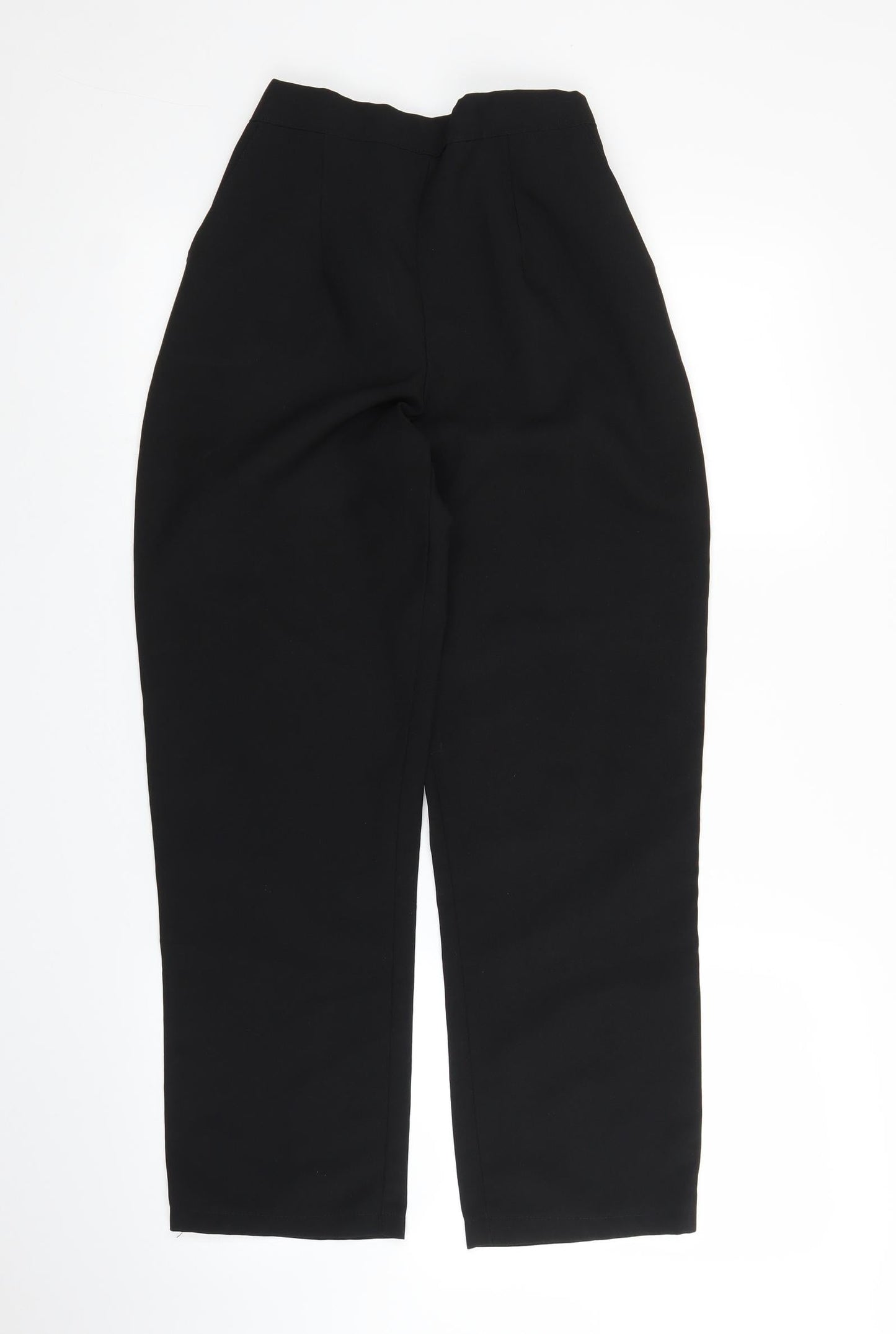 Womens UK Size 10 Preworn Regular Fit  Black Trousers