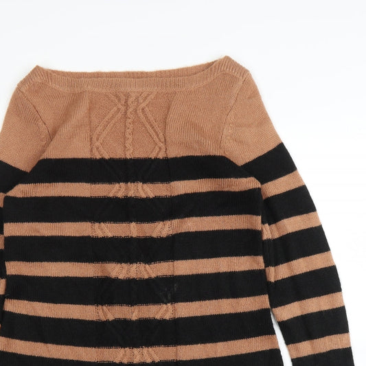 Womens UK Size M Wallis Brown Pullover Jumper