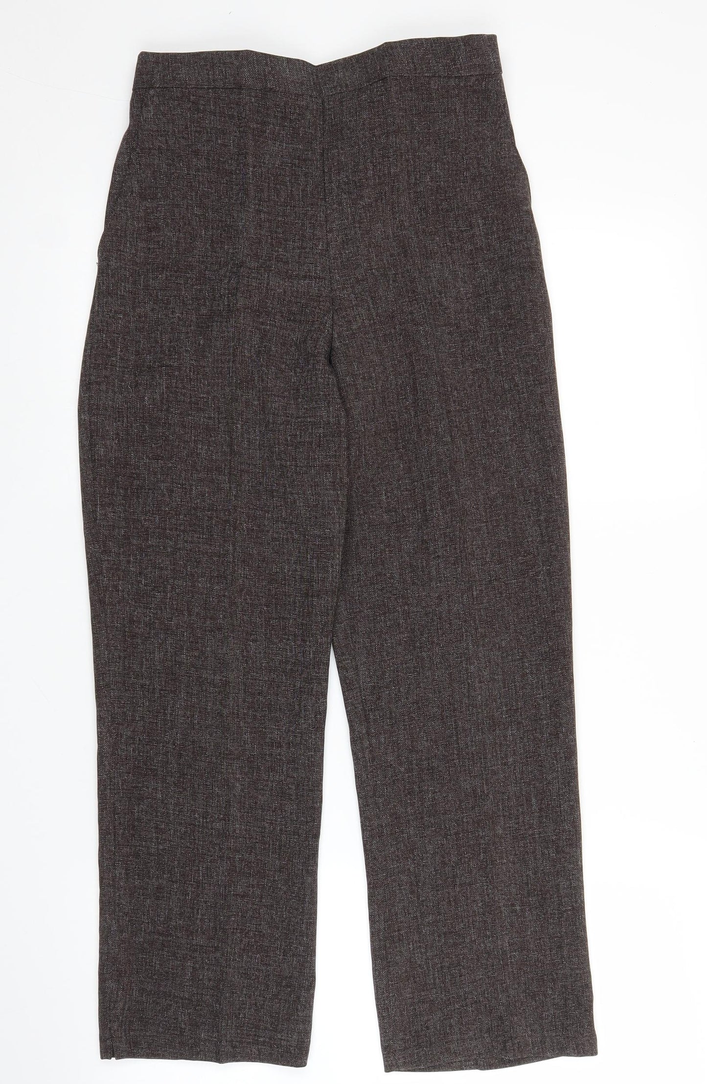 Womens UK Size 10 Preworn Regular Fit  Brown Trousers