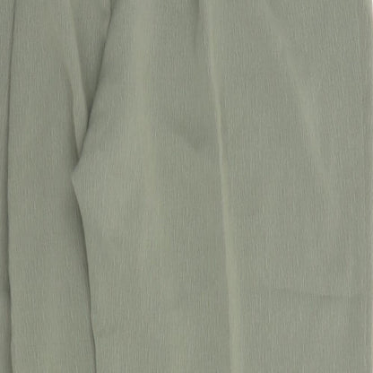 Womens UK Size 20 Design Essentials Regular Fit Capri Green Trousers