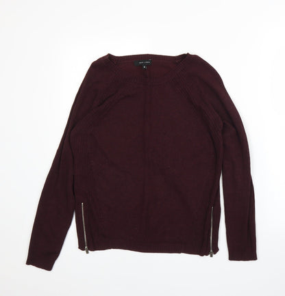 Womens UK Size 12 New Look Purple Pullover Jumper