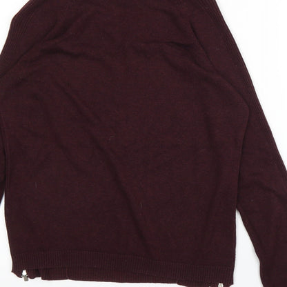 Womens UK Size 12 New Look Purple Pullover Jumper