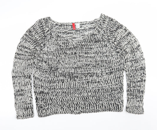 H&<M Womens Grey   Pullover Jumper Size S