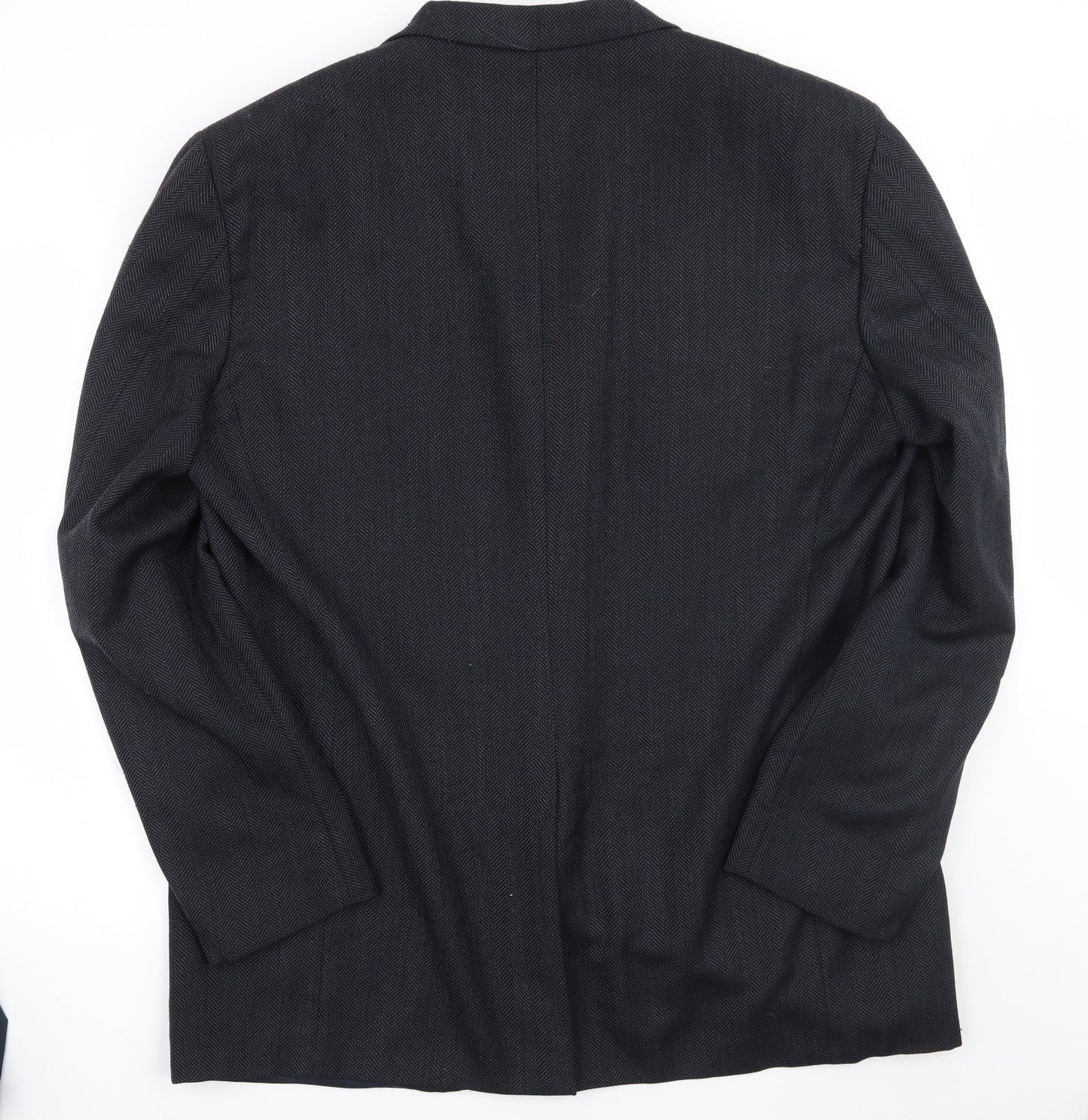 Mens UK Size  Preworn Regular Black Suit Jacket