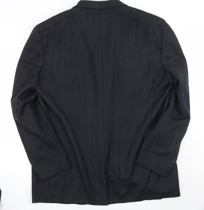 Mens UK Size  Preworn Regular Black Suit Jacket