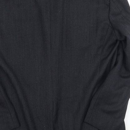 Mens UK Size  Preworn Regular Black Suit Jacket