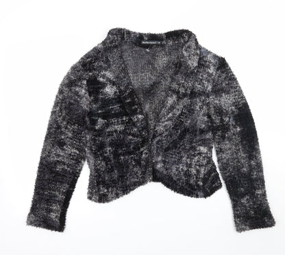 Womens UK Size M Reflections Grey Cardigan Jumper