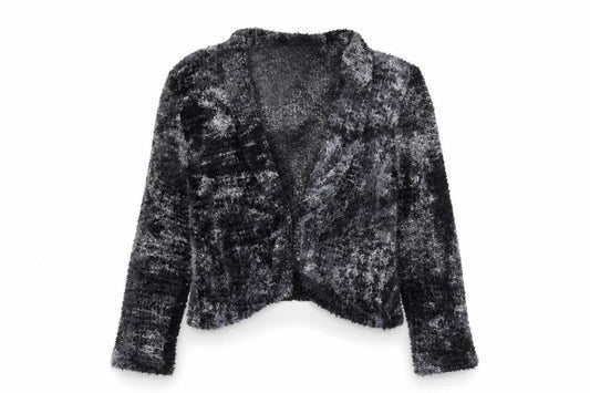 Womens UK Size M Reflections Grey Cardigan Jumper