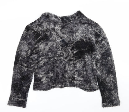 Womens UK Size M Reflections Grey Cardigan Jumper