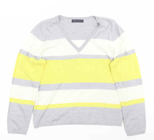 Womens UK Size 14 Marks and Spencer Grey Pullover Jumper
