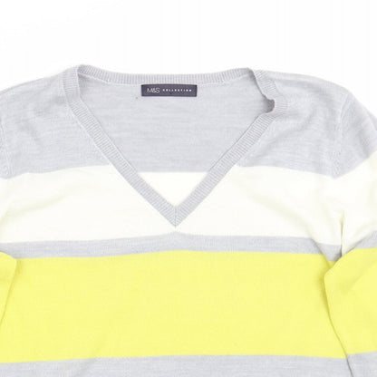 Womens UK Size 14 Marks and Spencer Grey Pullover Jumper