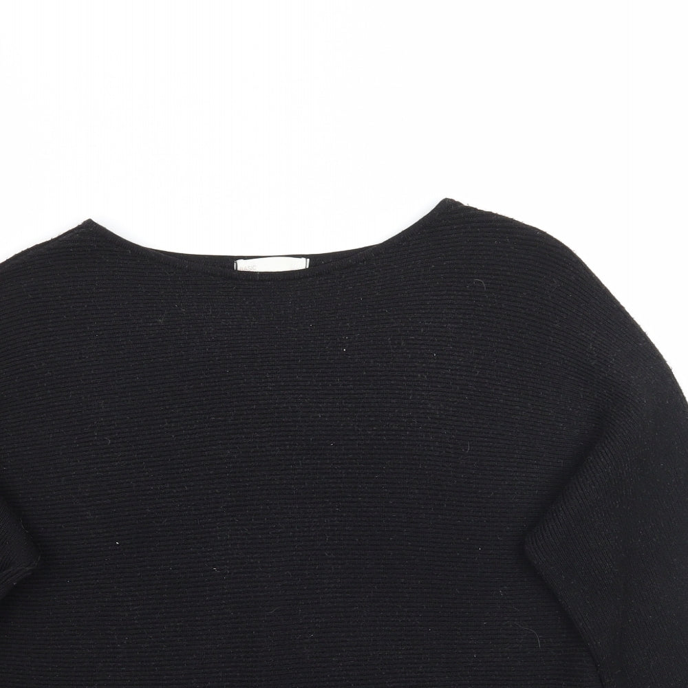 Womens UK Size M H&M Black Pullover Jumper