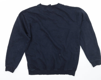 Cotton Traders Womens Blue   Pullover Jumper Size M