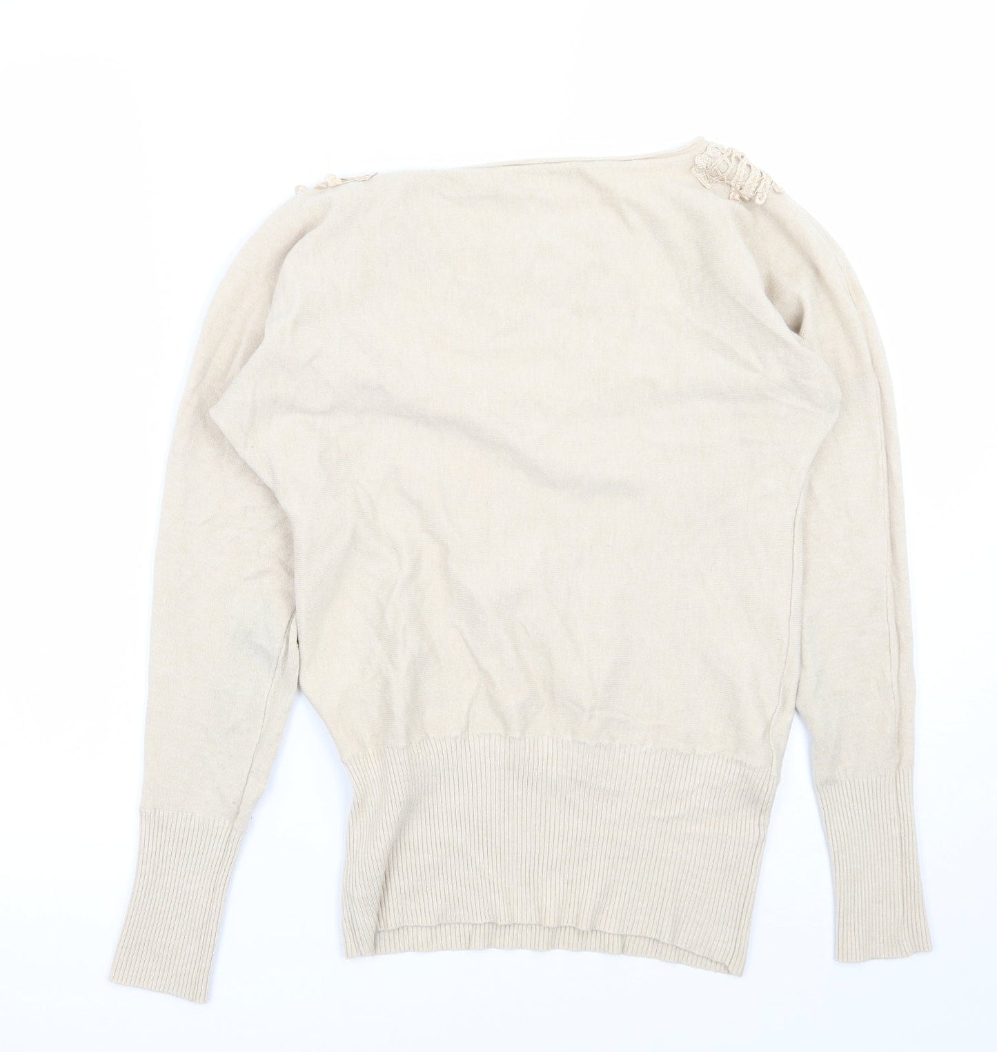 Kidaer Womens Beige   Pullover Jumper Size M