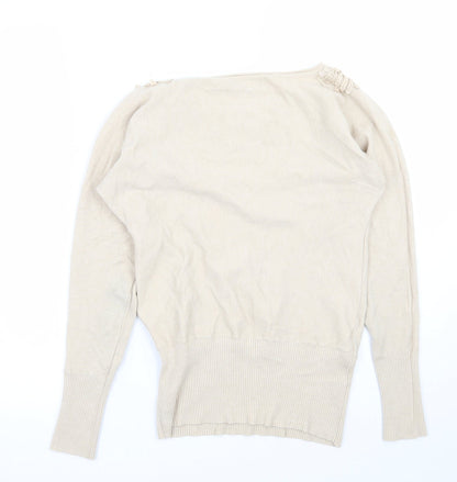 Kidaer Womens Beige   Pullover Jumper Size M