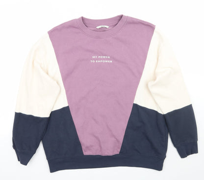 George Womens Purple   Pullover Jumper Size L