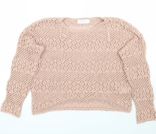 Primark Womens Pink   Pullover Jumper Size L