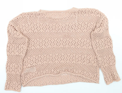 Primark Womens Pink   Pullover Jumper Size L